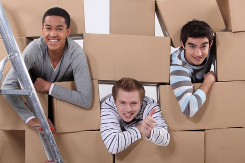 Packing office equipment for relocation